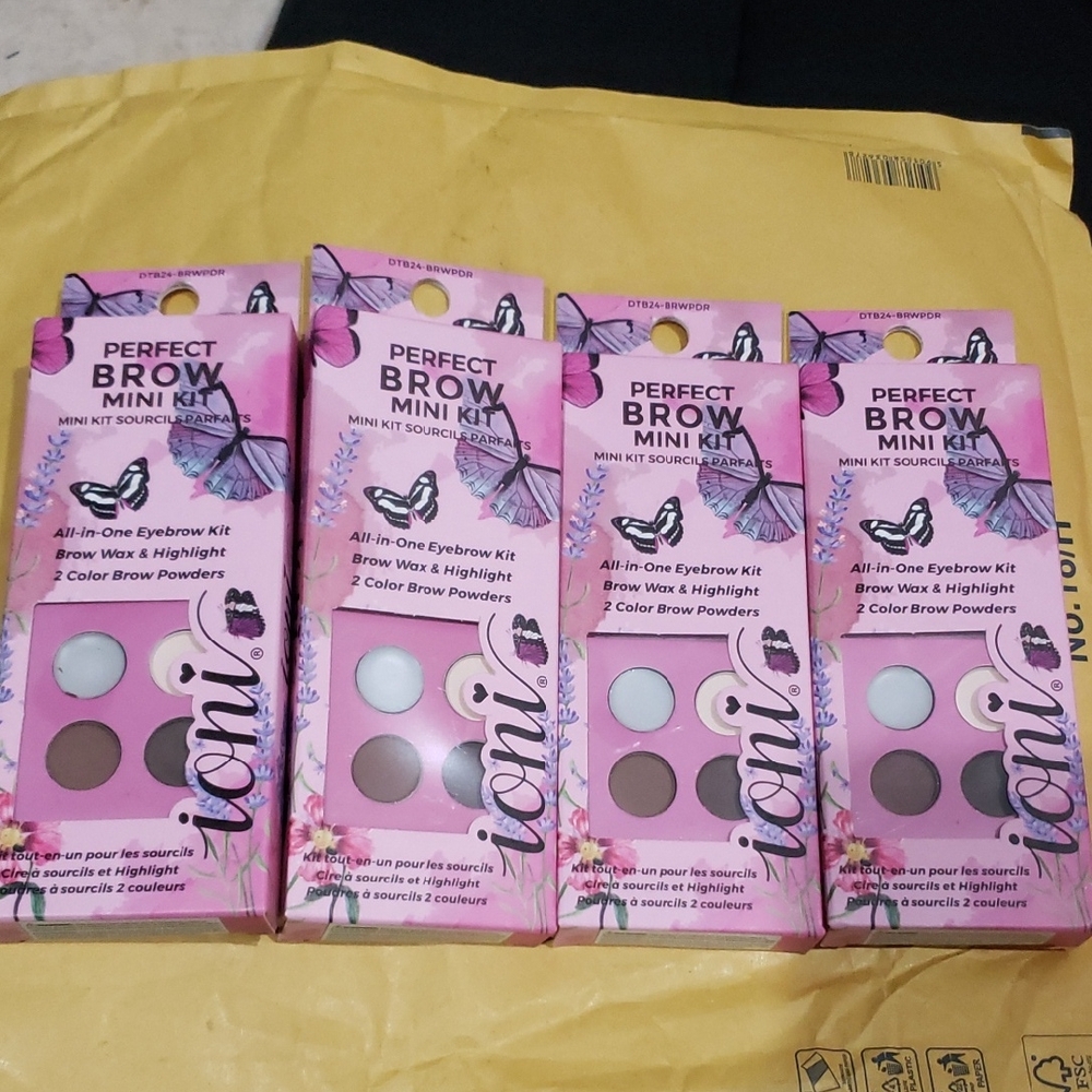 Ioni Perfect Brow Mini Kit DTB24-BRWPDR x4 New